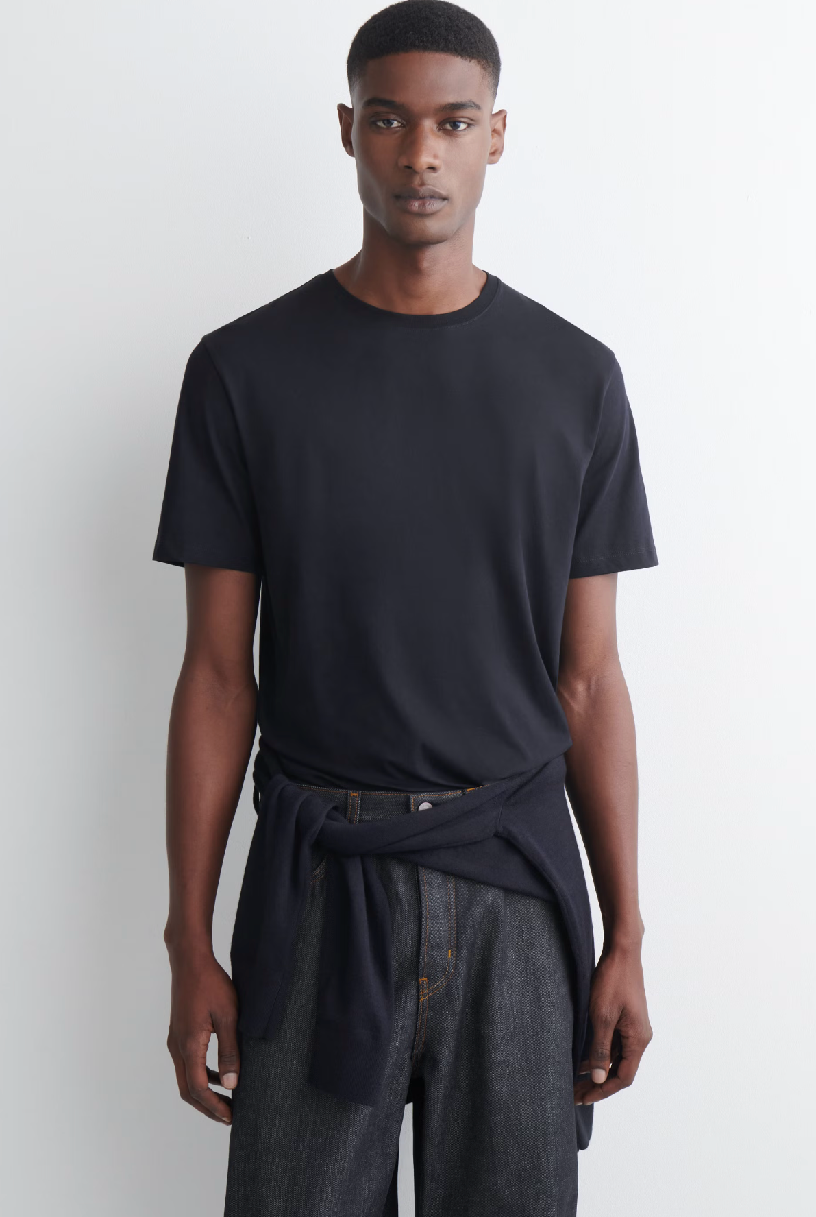 COTTON CREW-NECK T-SHIRT